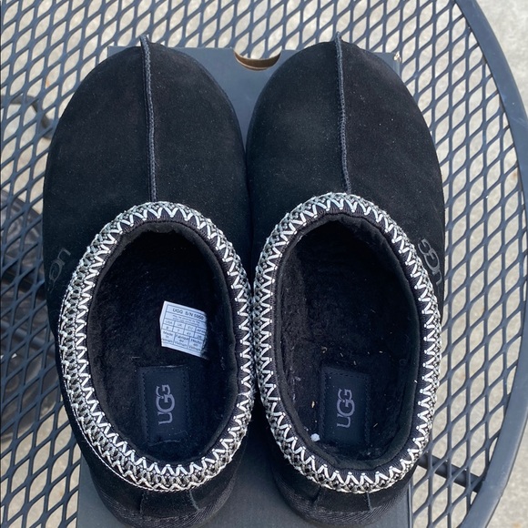 UGG Black Suede Slippers - Picture 4 of 5